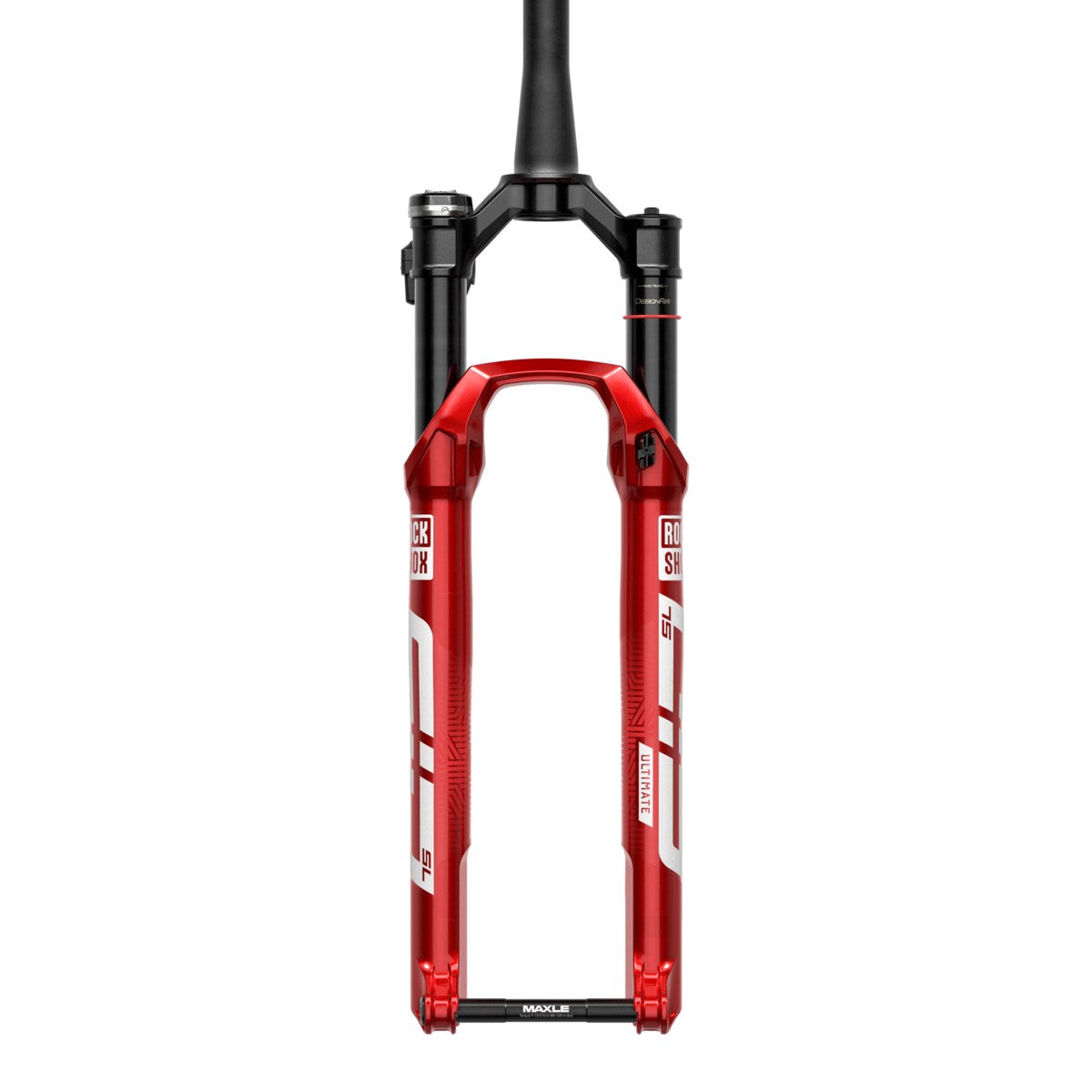 Czerwony widelec ROCKSHOX SID SL ULTIMATE FLIGHT ATTENDANT 29" – widok z przodu