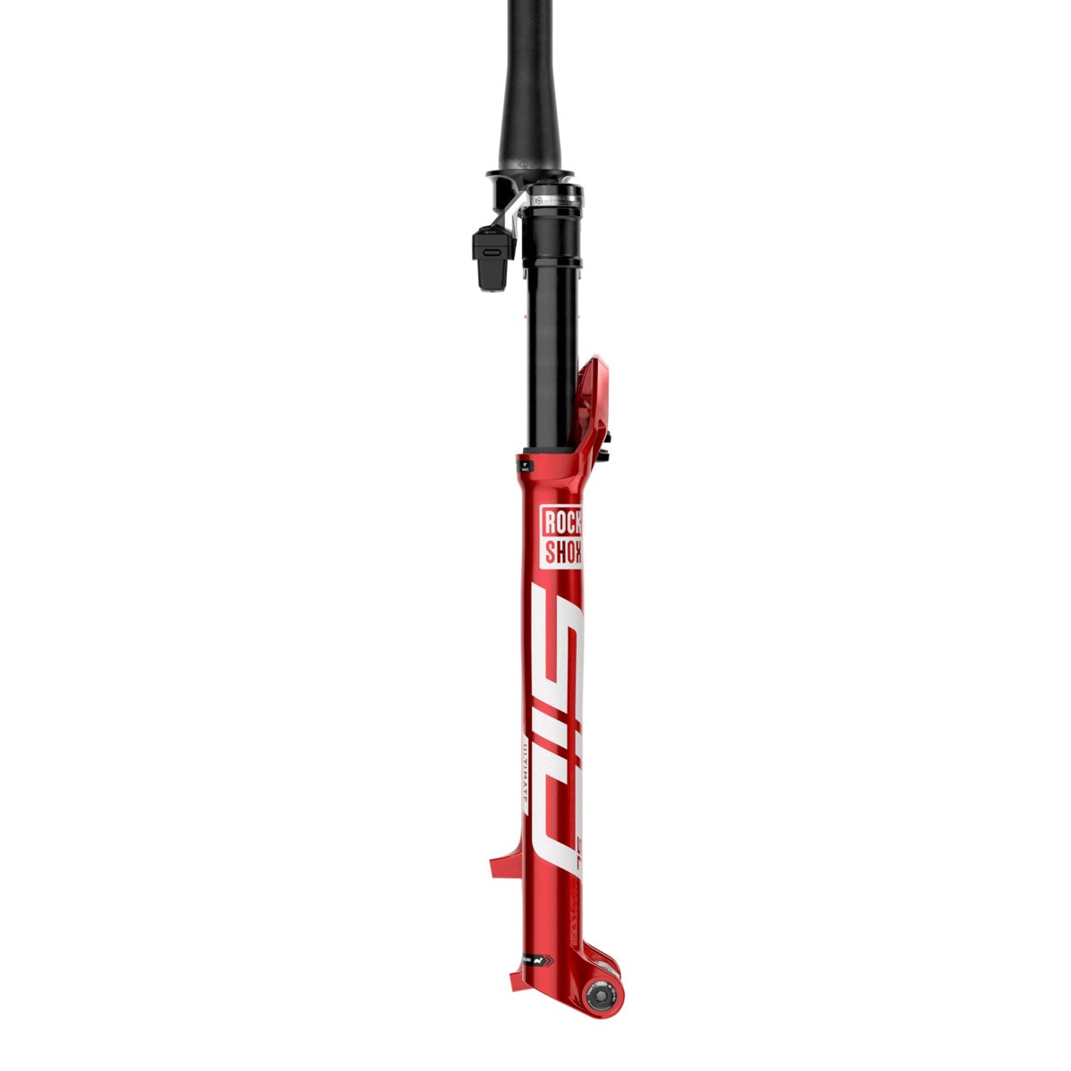 Czerwony widelec ROCKSHOX SID SL ULTIMATE FLIGHT ATTENDANT 29" – widok z boku
