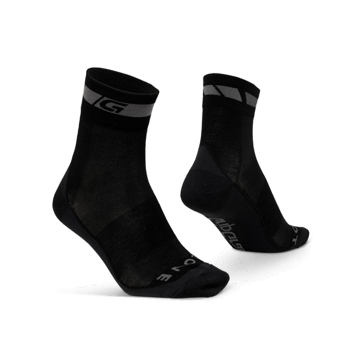 Calze GRIPGRAB MERINO REGULAR CUT nere