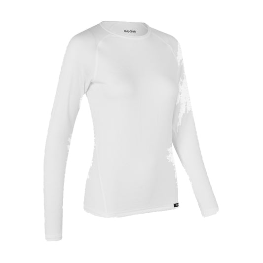 GRIPGRAB RIDE THERMAL Women's Long-Sleeve Base Layer White