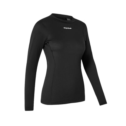 Maglia intima a maniche lunghe da donna GRIPGRAB RIDE WINTER nera
