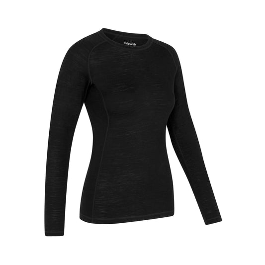Sous-Vêtement Manches Longues Femme GRIPGRAB MERINO BLEND THERMAL Noir