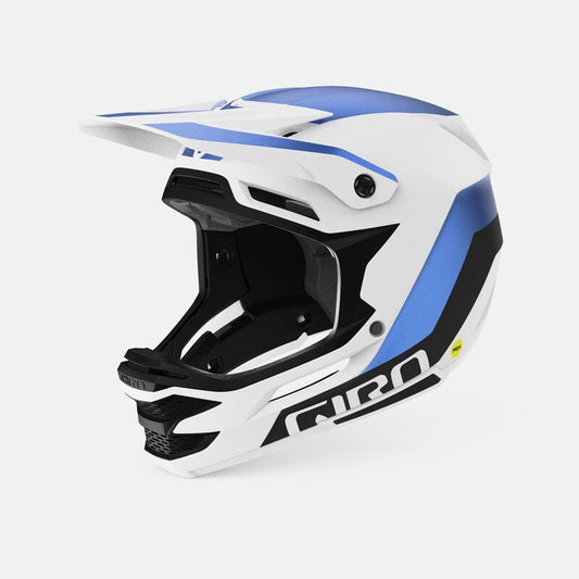 Casque VTT GIRO INSURGENT MIPS SPHERICAL Blanc Mat/Bleu