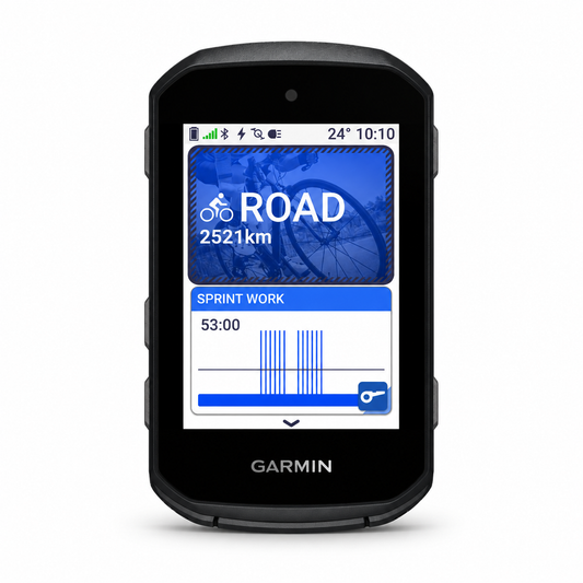 GARMIN EDGE 550 gps-fietscomputer — vooraanzicht op een witte achtergrond