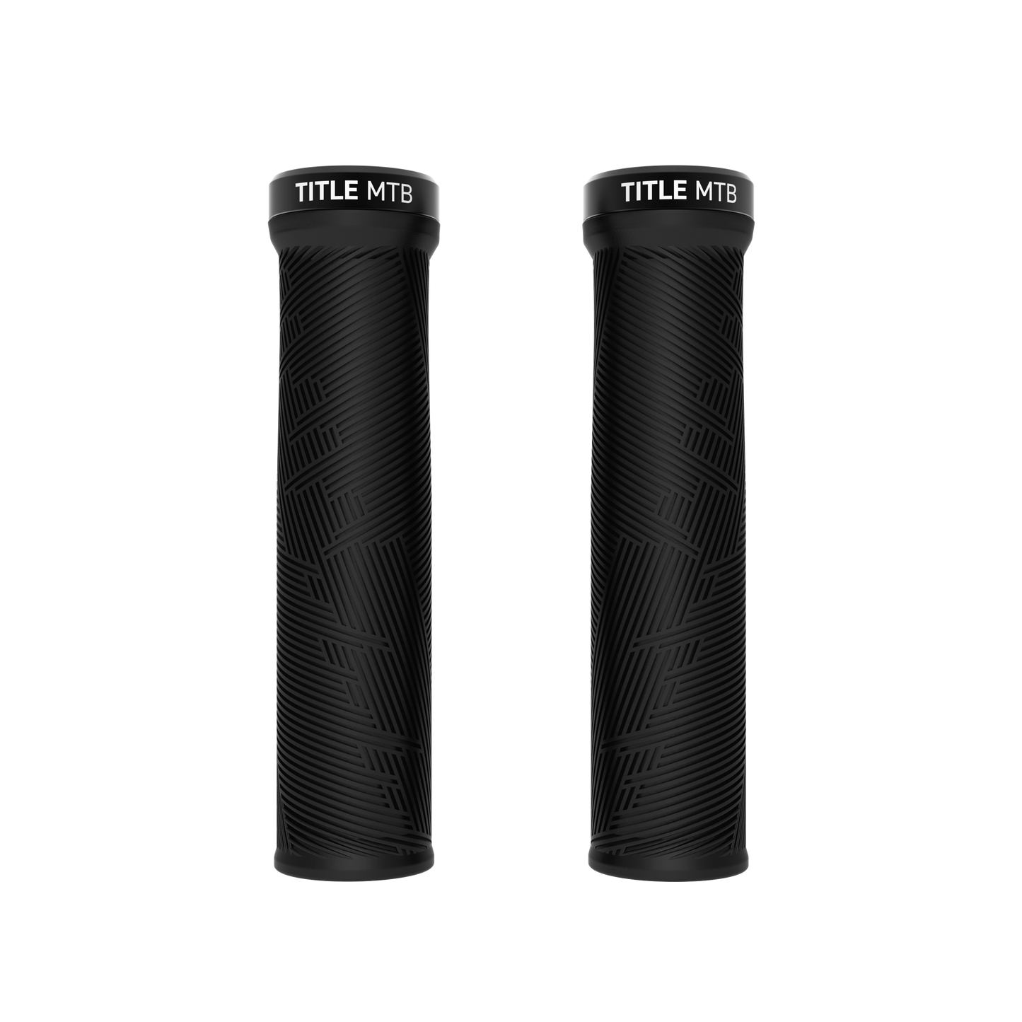 Grips Title MTB FORM Lock-On Noir - paire vue de face