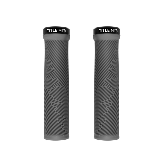 Grips Title MTB FORM Lock-On Gris - paire vue de face