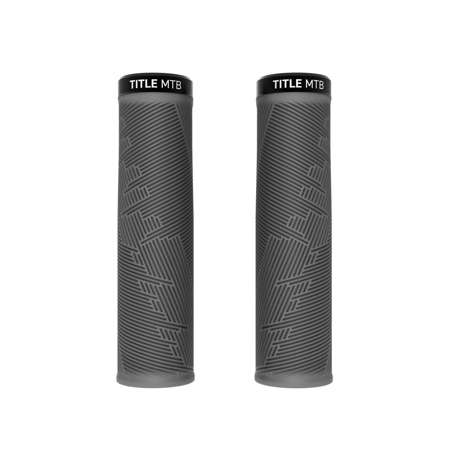 Grips Title MTB FORM Lock-On XL Gris - paire vue de face