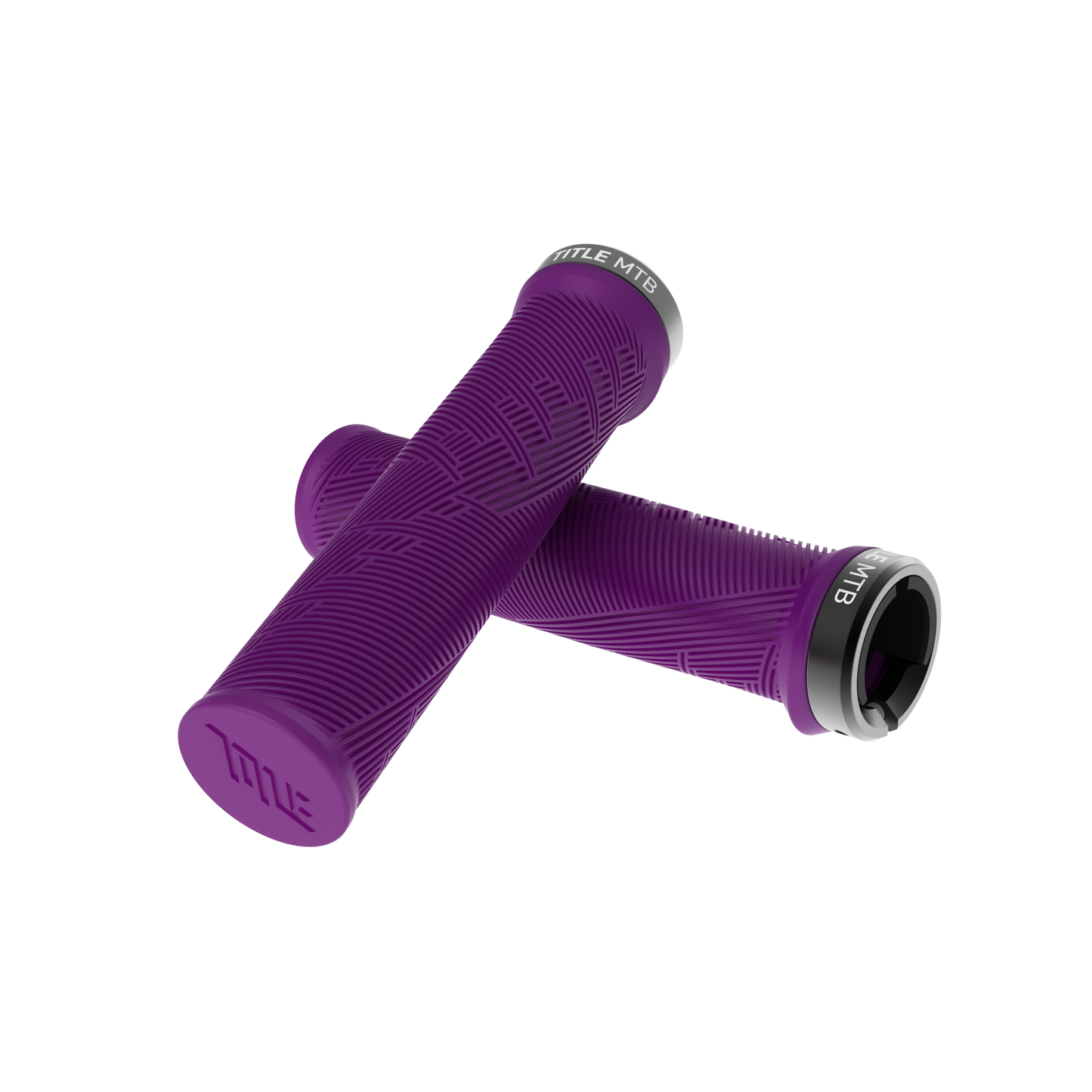 Grips Title MTB FORM Lock-On Violet - vue détaillée