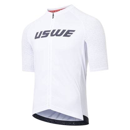 Maillot de Mangas Curtas USWE GRUS GRAVEL Branco