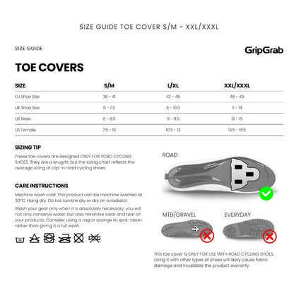 Couvre-Orteils GRIPGRAB WINDPROOF Jaune