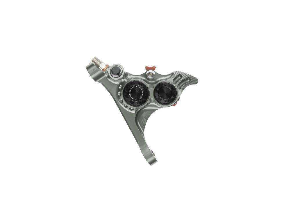 Etrier de Frein Avant HOPE RX4+ SL FMF (+20) 70mm 4 Pistons Minéral Smoke