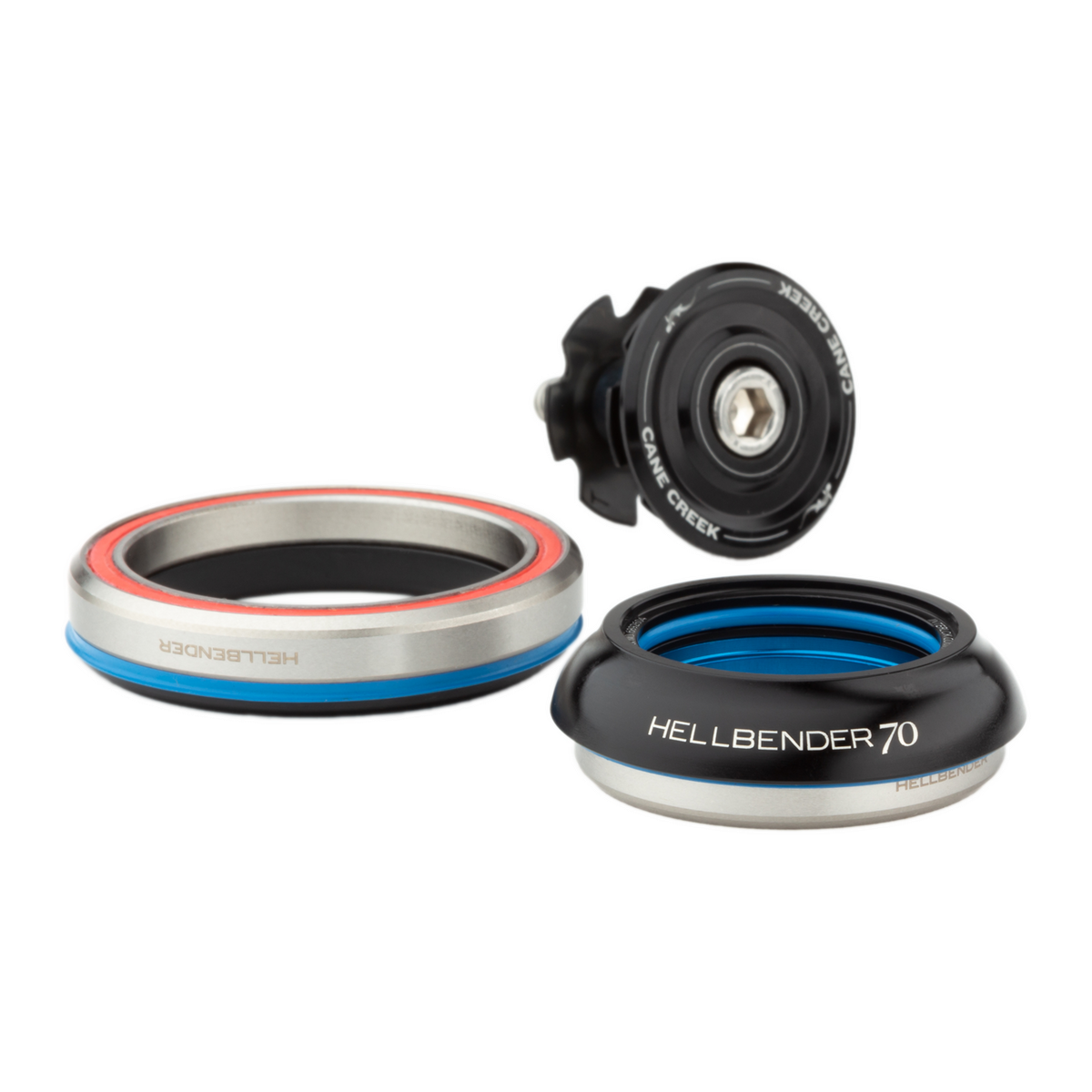 CANE CREEK Hellbender 70-styrfitting IS41/IS52, sort