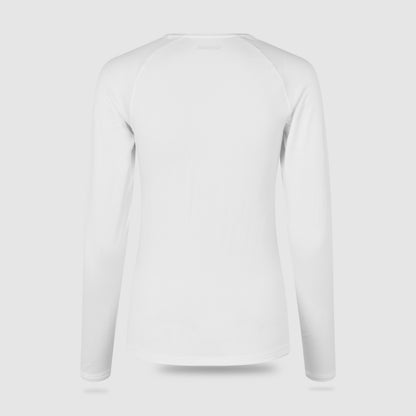 Thermisch damesonderhemd met lange mouwen GRIPGRAB RIDE THERMAL wit