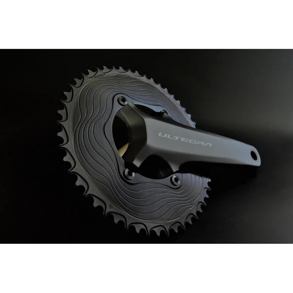 Převodník Mono 12V ALUGEAR AERO 110 BCD pro Shimano Černý