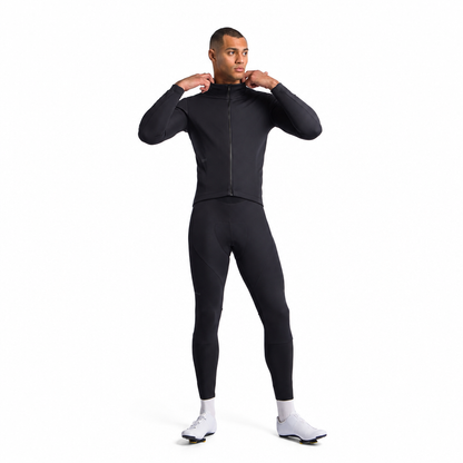 Giacca SPORTFUL CLASSIC 2 nera, vista a figura intera su sfondo bianco