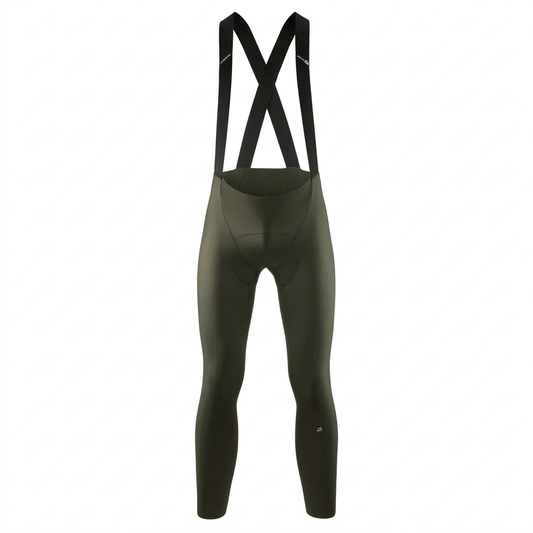 Långbyxor med Hängslen ASSOS MILLE GT SPRING FALL S11 Deep Green