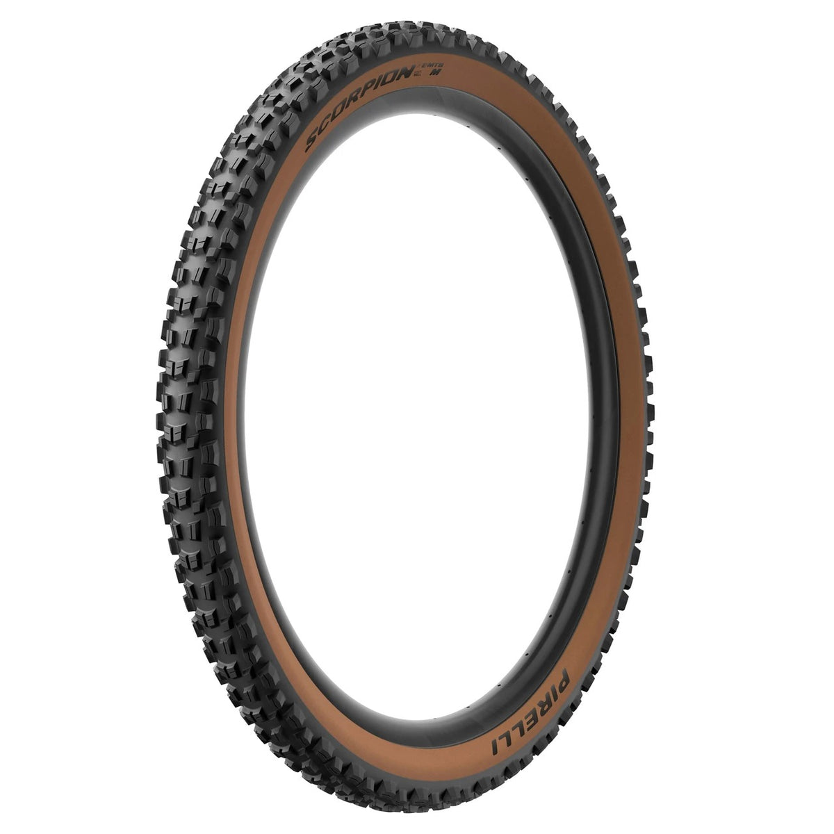 Pneu PIRELLI SCORPION E-MTB M 29x2.60 Tubeless Ready de talão dobrável castanho