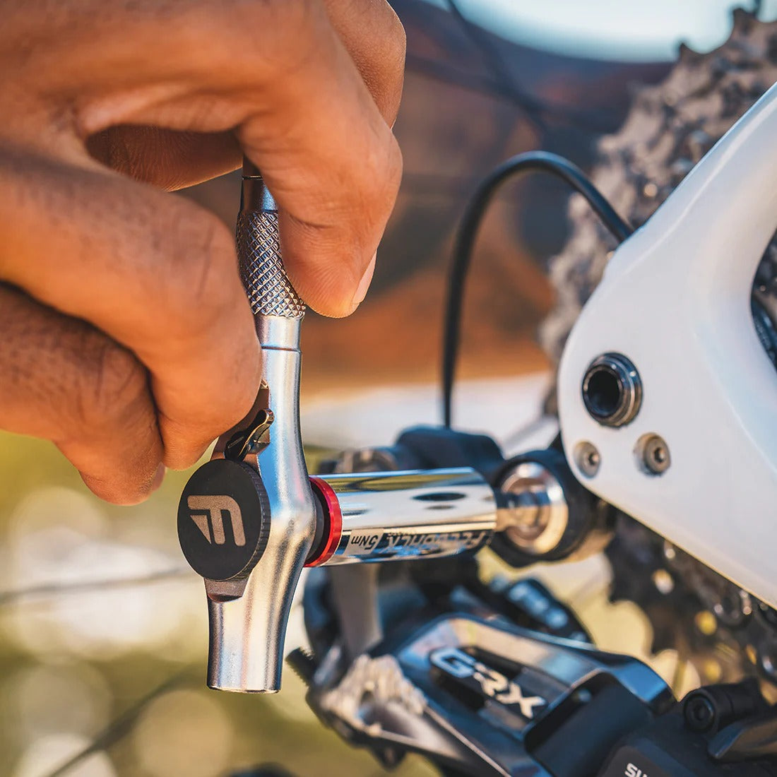 Set met mini-ratel en verlengstuk voor momentsleutel 5 Nm FEEDBACK SPORTS Reflex