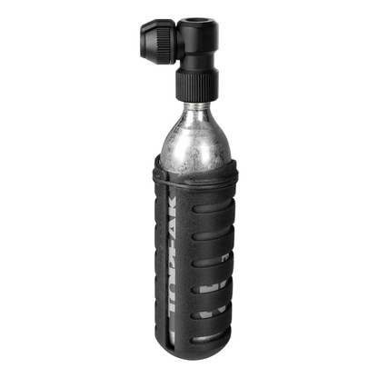 Διαχυτής CO2 TOPEAK NANO AIRBOOSTER L + Φυσίγγιο CO2 Με Σπείρωμα 25 g (x1)