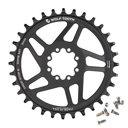 Plato Mono WOLF TOOTH 12V SRAM Direct Mount 8 tornillos Offset 3mm