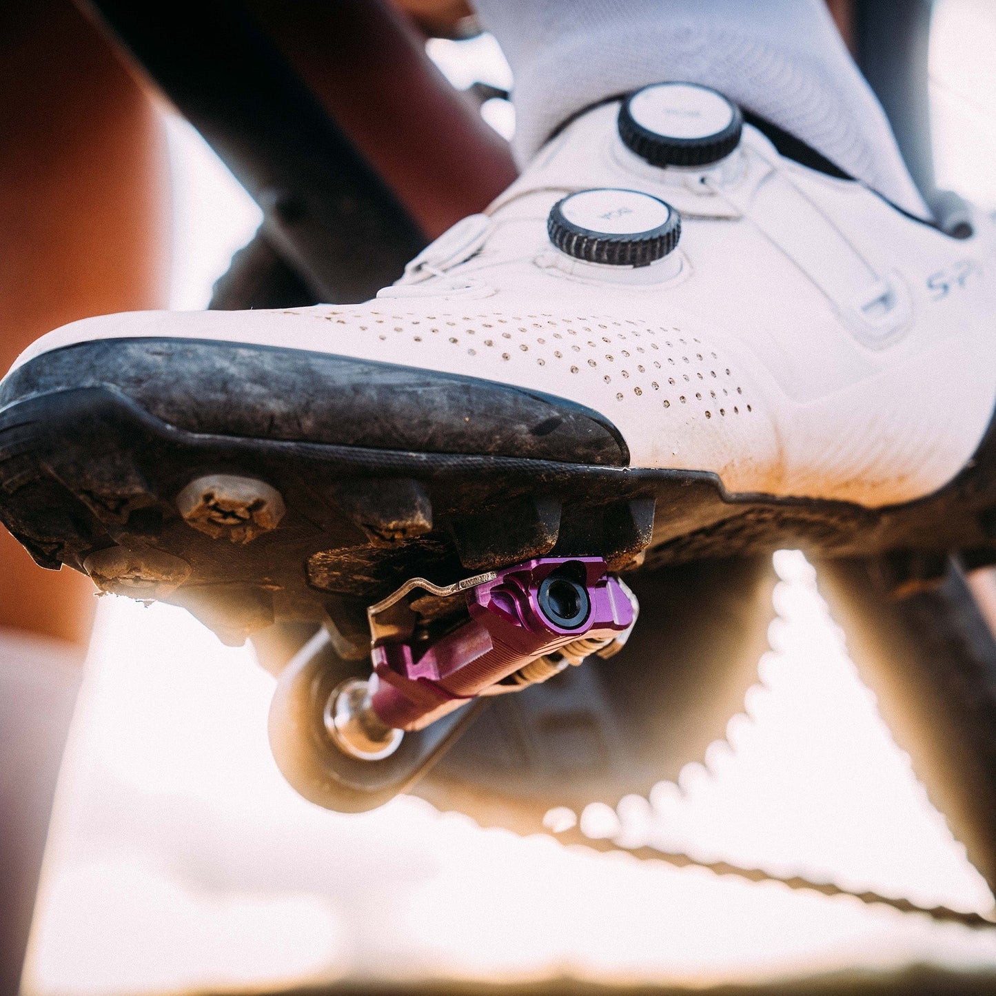 Pedali WOLF TOOTH DEL GRAVEL RACE Clipless Violet