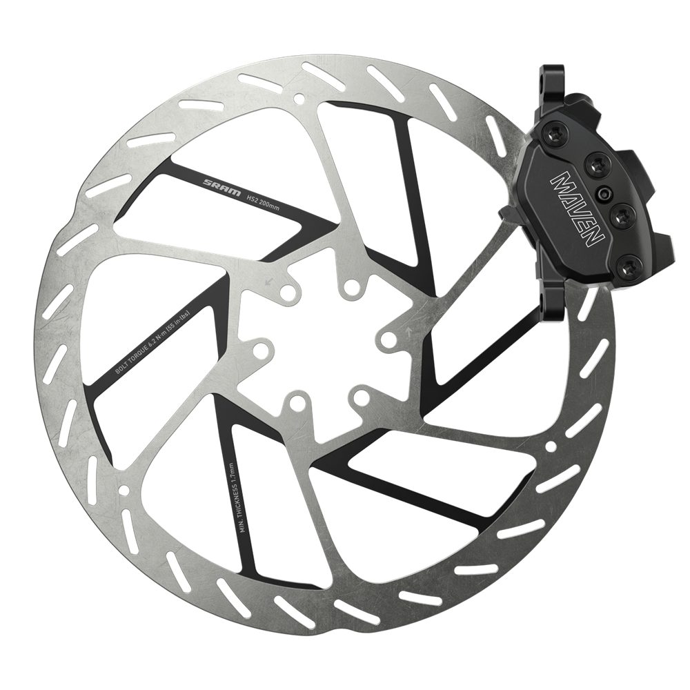 Freno anteriore SRAM MAVEN SILVER B1 Nero