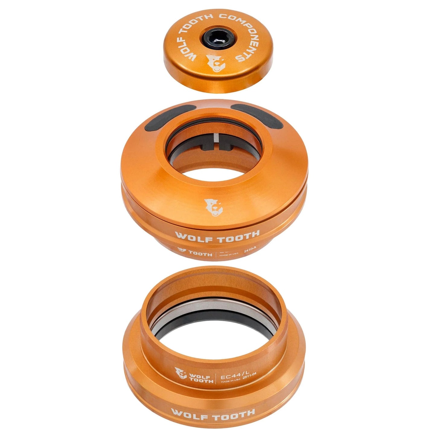 WOLF TOOTH EC44 Orange Semi-Integrated Headset
