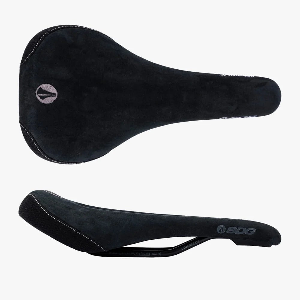 SDG BEL-AIR V3 MAX Velura-sadel med Lux-Alloy-skinner