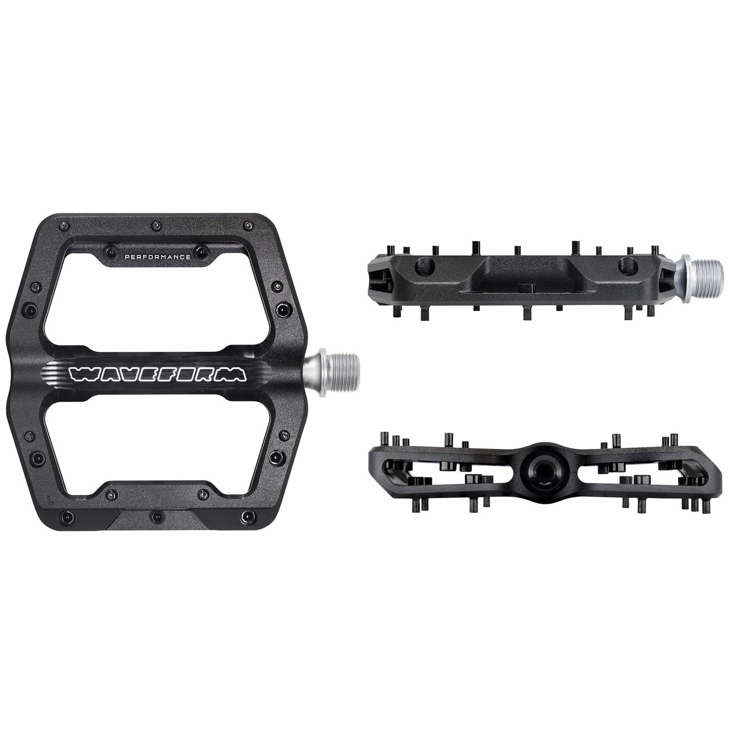 Pedales planos WOLF TOOTH WAVEFORM PERFORMANCE negros