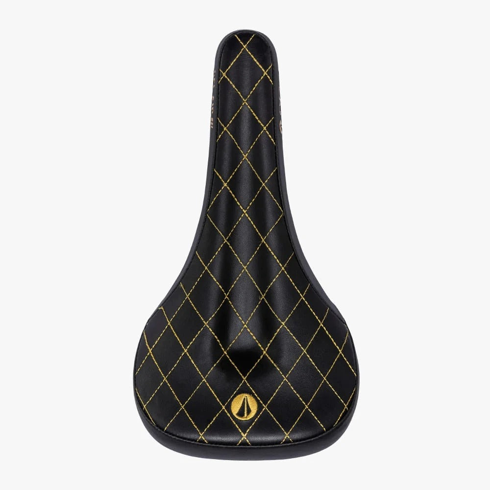 SDG BEL-AIR V3 MAX Sattel mit Lux-Alloy-Streben, schwarz/gold, abgesteppt