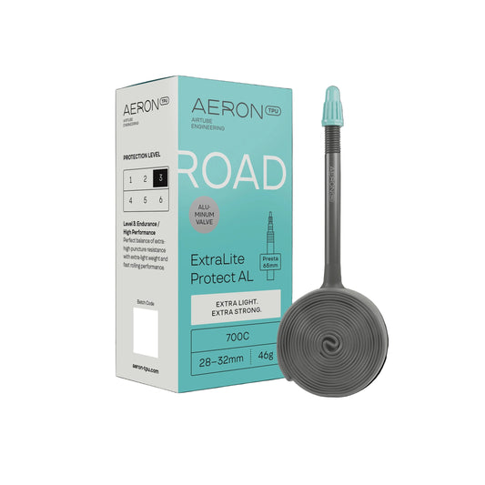 AERON ExtraLite Protect Alu Valve Road Inner Tube 700x28-32mm