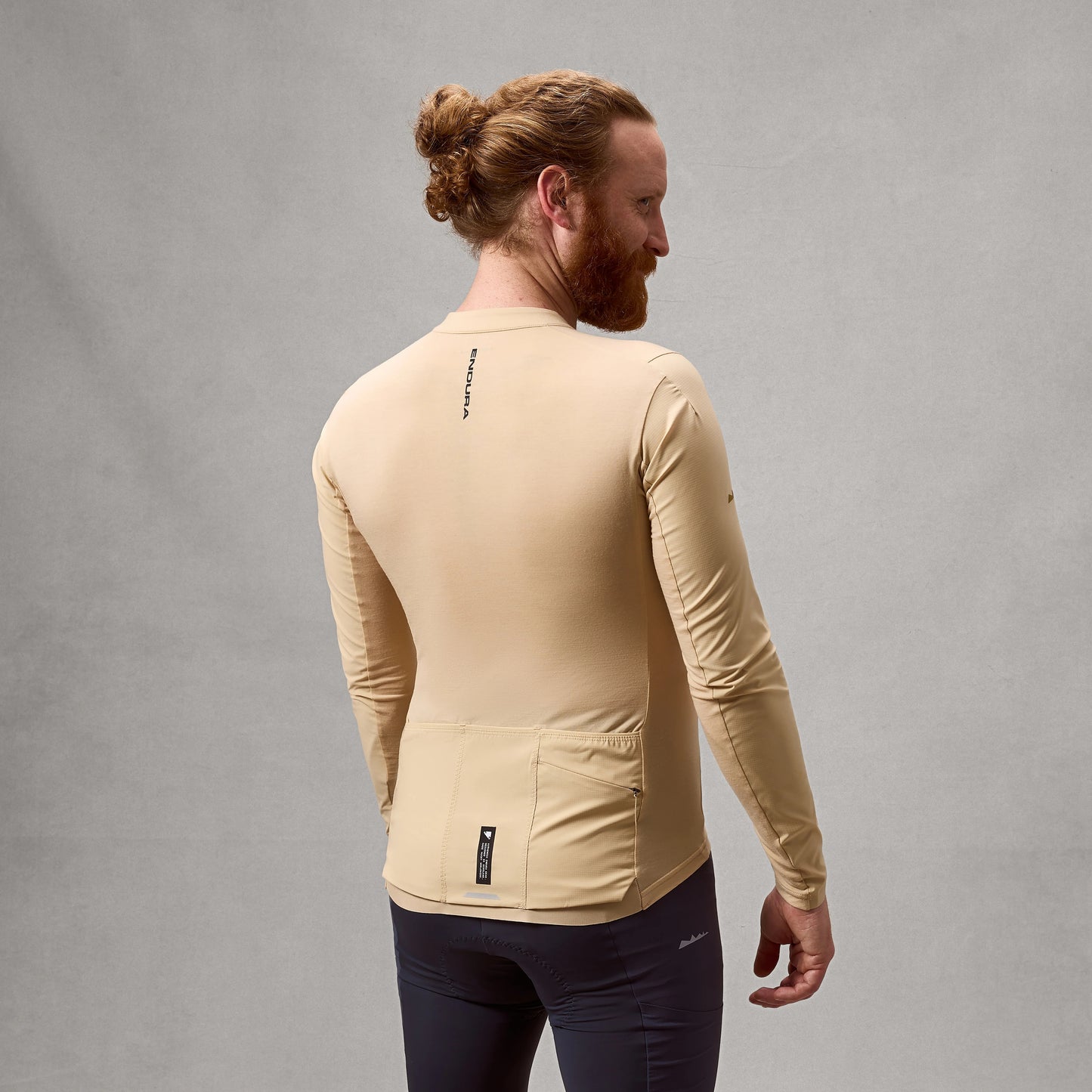 Langarm-Trikot ENDURA ALLTRACK RIDE Sand
