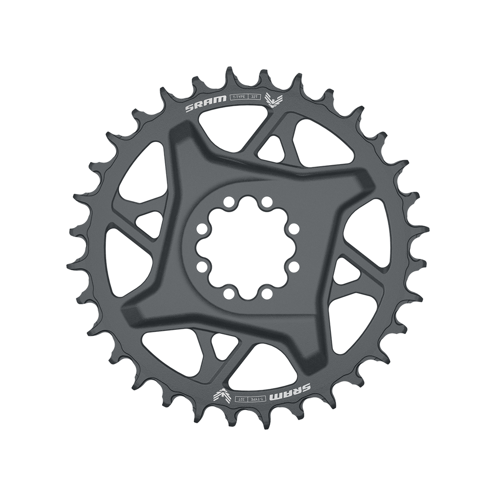 Plateau Mono SRAM XX DH T-TYPE EAGLE 7V Direct Mount Offset 6mm Noir