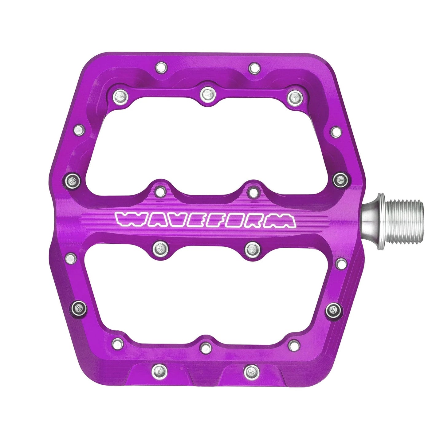 Pedais planos WOLF TOOTH WAVEFORM Large, roxos