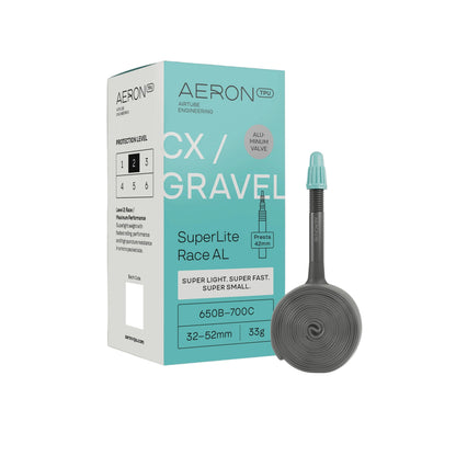 Binnenband AERON SuperLite Race Alu Ventiel CX-Gravel 650b/700x32-52mm