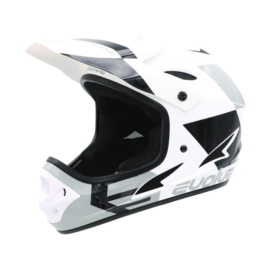 EVOLVE Storm Junior Helmet, Glossy White and Black
