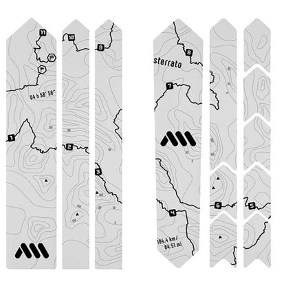 Ochronna Naklejka na Ramę ALL MOUNTAIN STYLE EXTRA Gravel/Route Sterrato Czarna