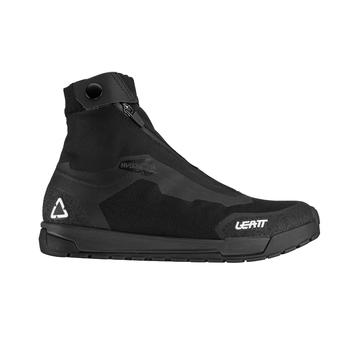 Scarpe MTB invernali LEATT HYDRADRI 7.0 FLAT PEDALS nere — vista laterale esterna