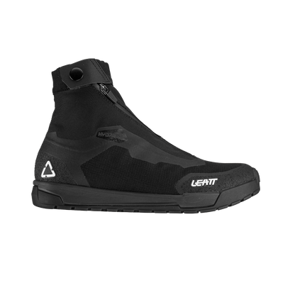 Scarpe MTB invernali LEATT HYDRADRI 7.0 FLAT PEDALS nere — vista laterale esterna