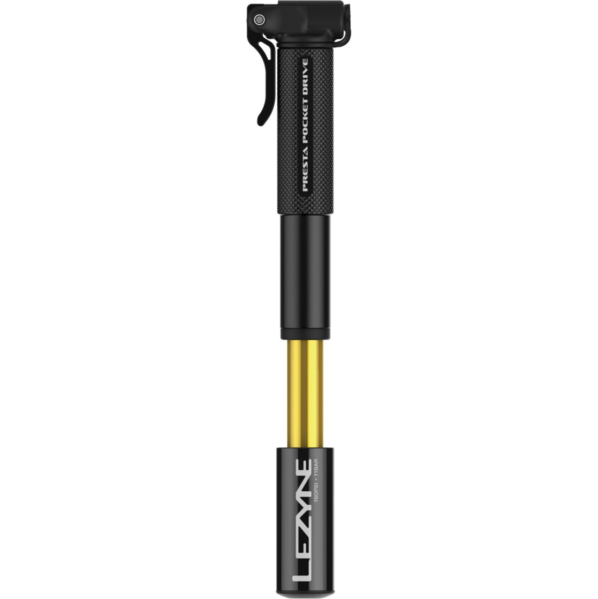 Ruční pumpička LEZYNE PRESTA POCKET DRIVE černá