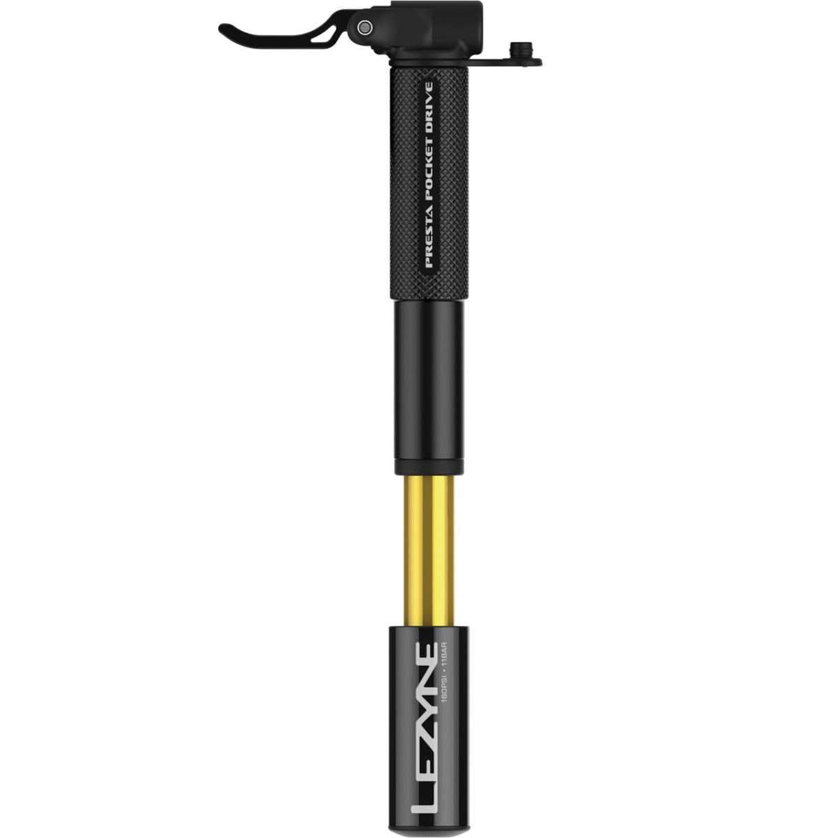Ruční pumpička LEZYNE PRESTA POCKET DRIVE černá