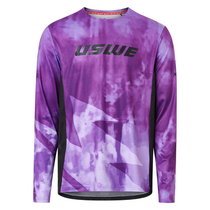 Maglia USWE LUFTIG MTB Maniche Lunghe Viola