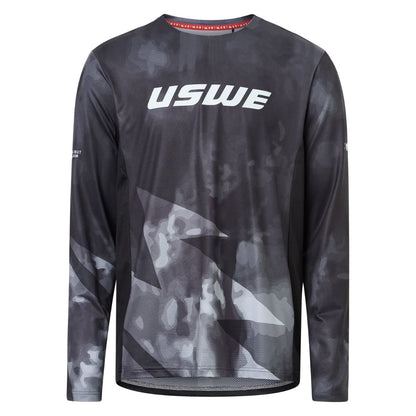 Maglia USWE LUFTIG MTB Maniche Lunghe Nera