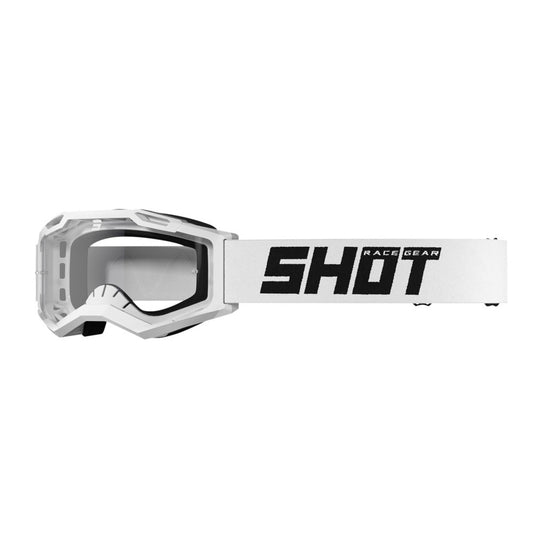 SHOT Assault 2.0 Solid Glossy White goggles
