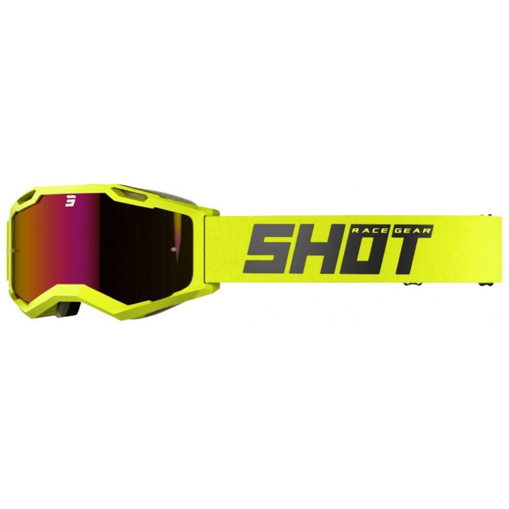 Μάσκα Shot Iris 2.0 Solid Neon Yellow Glossy
