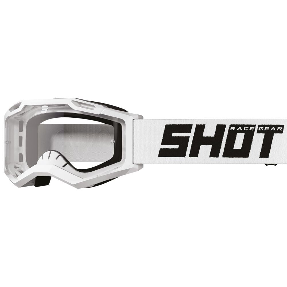 Shot Rocket Kid 2.0 Gloss White Goggles