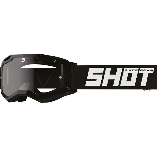 Gogle Shot Rocket Kid 2.0 Solid, błyszczące czarne