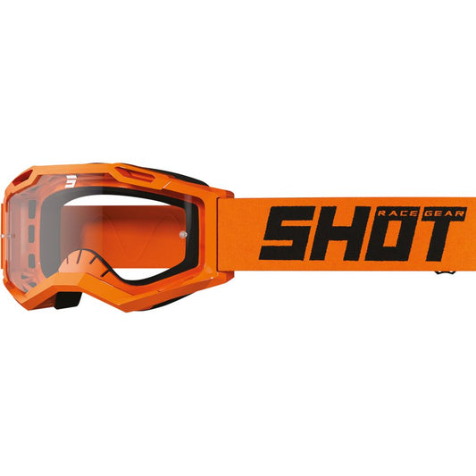 Brýle Shot Rocket Kid 2.0 Solid neonově oranžové lesklé