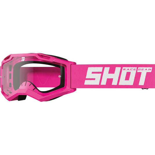 Brýle Shot Rocket Kid 2.0 Solid neonově růžové lesklé