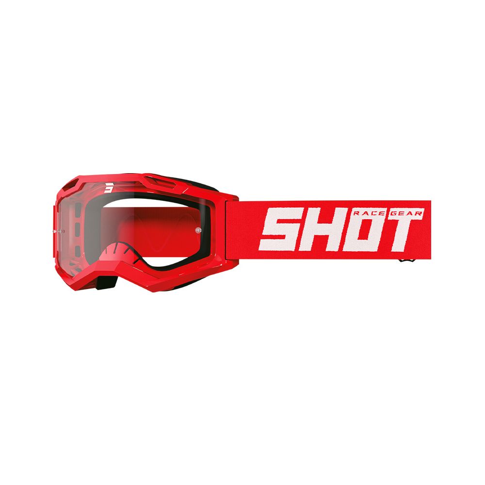 Shot Rocket Kid 2.0 Solid Red glanzende bril